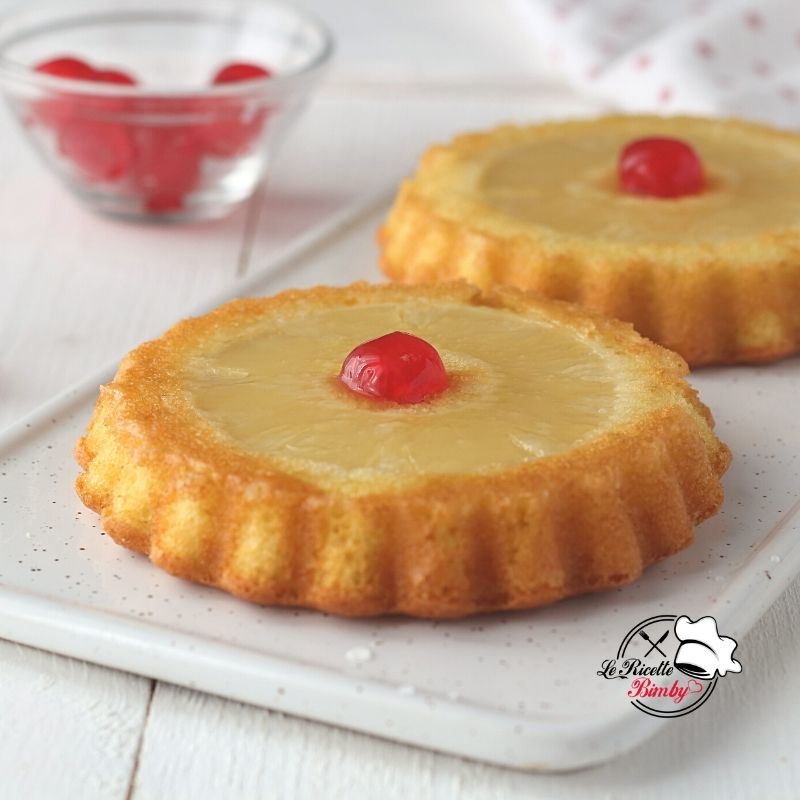 TORTINE ROVESCIATE ALL'ANANAS BIMBY