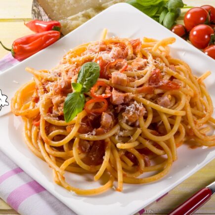 BUCATINI ALL'AMATRICIANA BIMBY EV