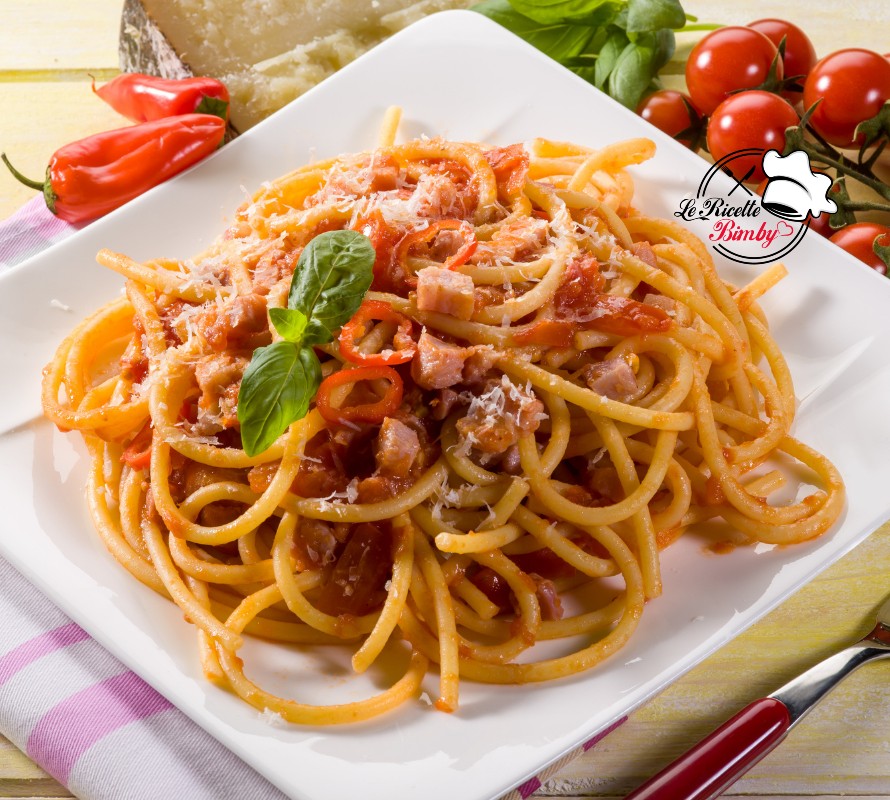 BUCATINI ALL'AMATRICIANA BIMBY&nbsp;