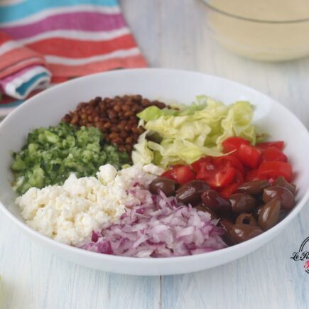 INSALATA DI LENTICCHIE ALLA GRECA BIMBY
