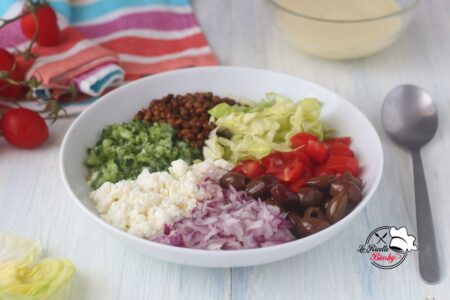 INSALATA DI LENTICCHIE ALLA GRECA BIMBY