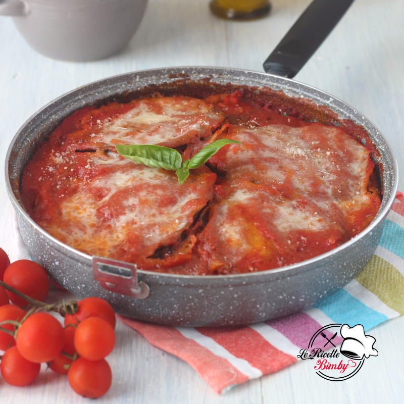 PARMIGIANA DI MELANZANE BIMBY COTTURA IN PADELLA