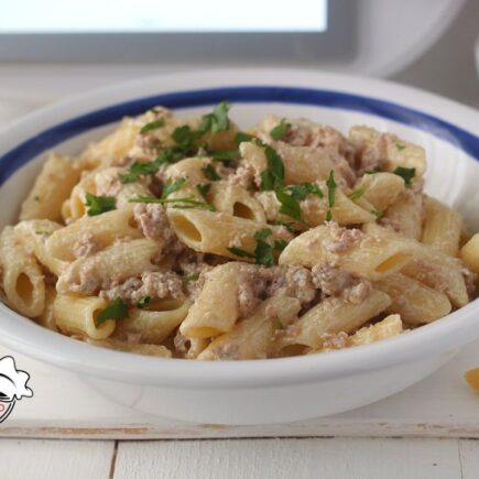 PASTA SALSICCIA E PANNA RICETTA BIMBY