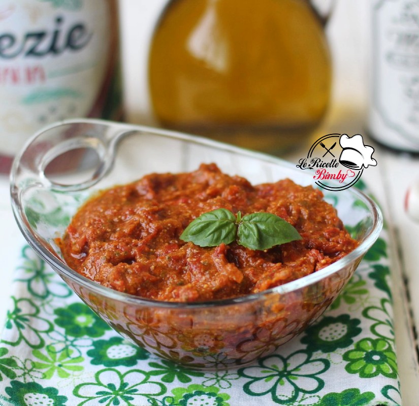 PESTO DI POMODORI SECCHI BIMBY ev