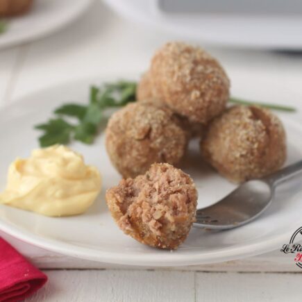 POLPETTE SENZA UOVA E LATTE CON PATATE BIMBY