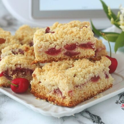 TORTA DI CILIEGIE CON CRUMBLE BIMBY
