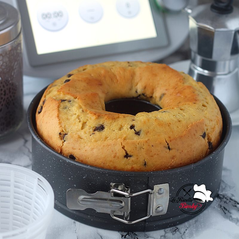 CIAMBELLA ALLA RICOTTA CON GOCCE DI CIOCCOLATO BIMBY