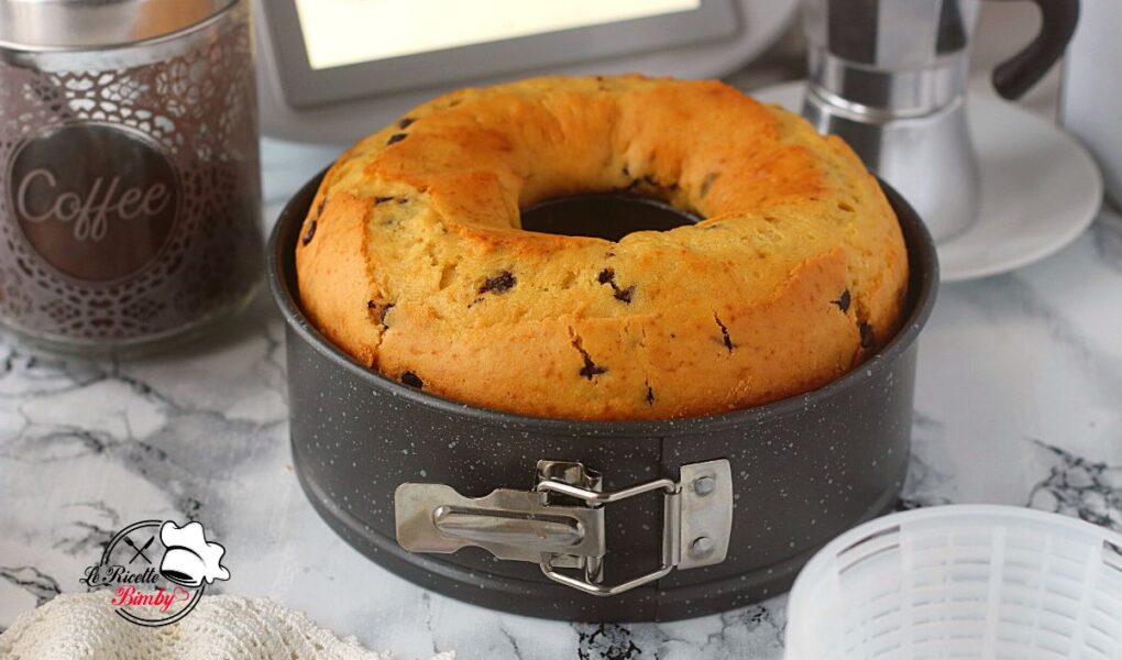 CIAMBELLA ALLA RICOTTA CON GOCCE DI CIOCCOLATO BIMBY