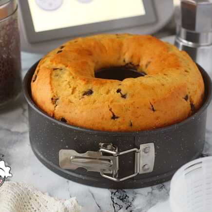 CIAMBELLA ALLA RICOTTA CON GOCCE DI CIOCCOLATO BIMBY