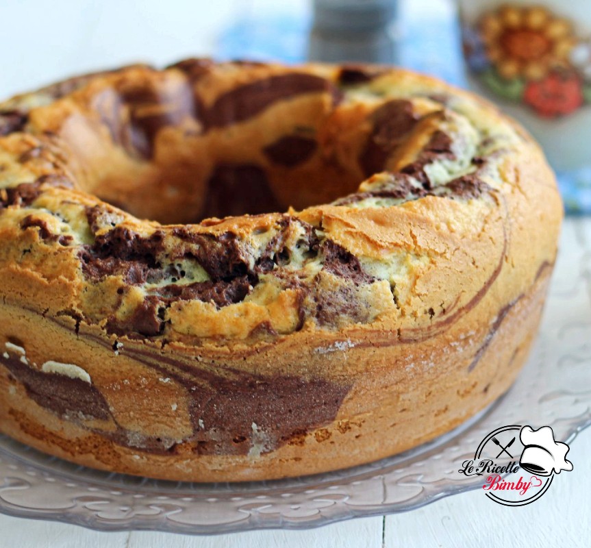 CIAMBELLONE ALLO YOGURT BICOLORE BIMBY