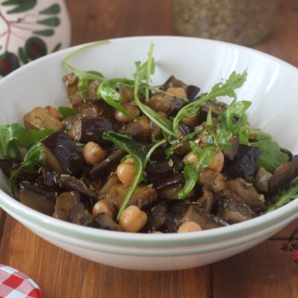 INSALATA DI MELANZANE E CECI BIMBY