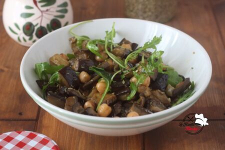 INSALATA DI MELANZANE E CECI BIMBY