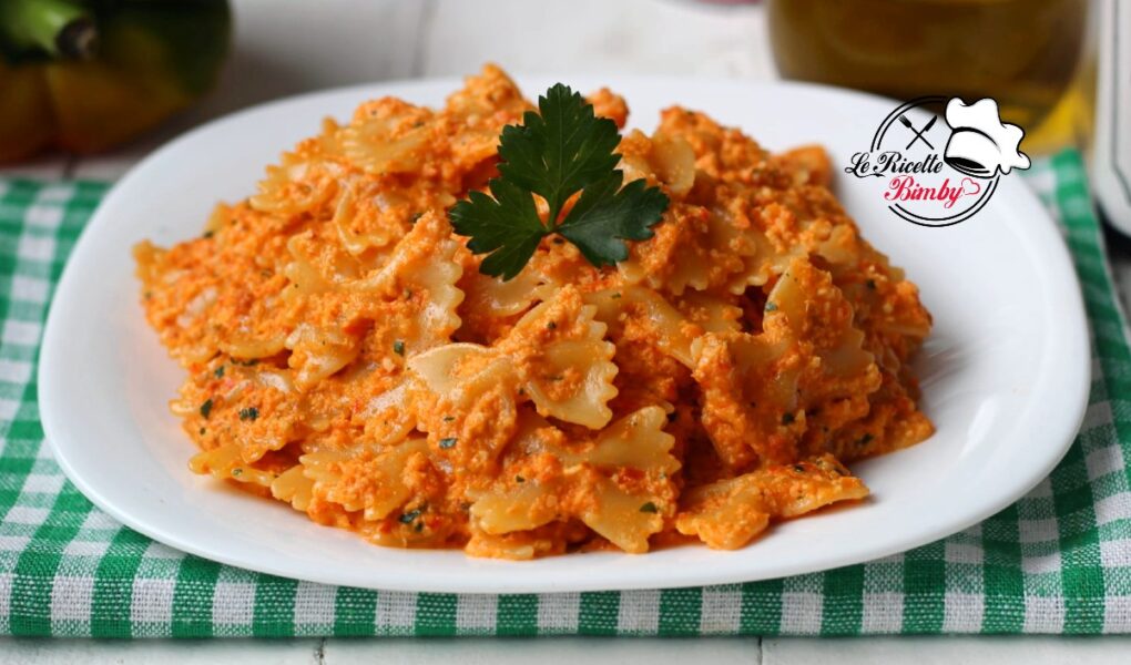 PASTA AL PESTO DI PEPERONI BIMBY EV