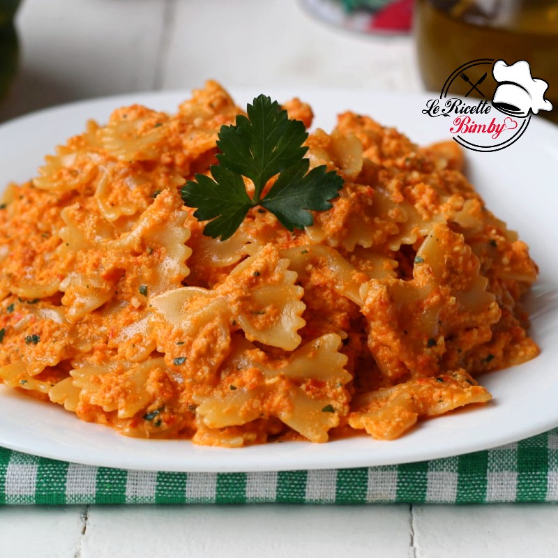 PASTA AL PESTO DI PEPERONI BIMBY EV