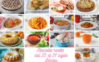 Raccolta ricette dal 25 al 31 luglio Bimby