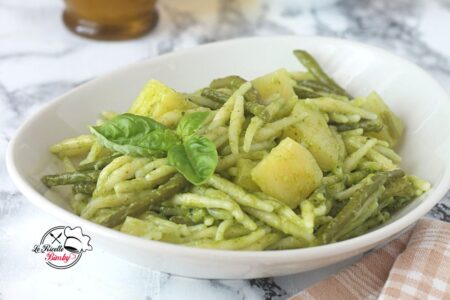 TROFIE AL PESTO CON PATATE E FAGIOLINI BIMBY 2