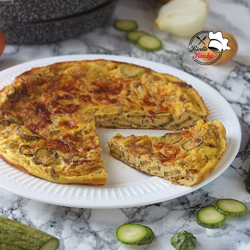 FRITTATA ZUCCHINE E CIPOLLE BIMBY