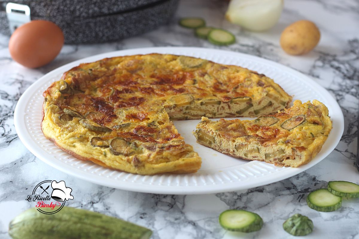 FRITTATA ZUCCHINE E CIPOLLE BIMBY