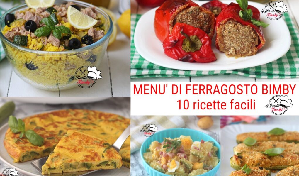 MENU' DI FERRAGOSTO BIMBY