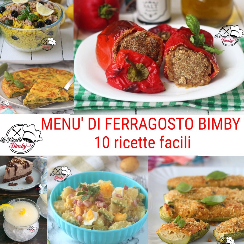 MENU' DI FERRAGOSTO BIMBY 