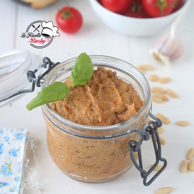 PESTO DI MELANZANE E POMODORINI BIMBY