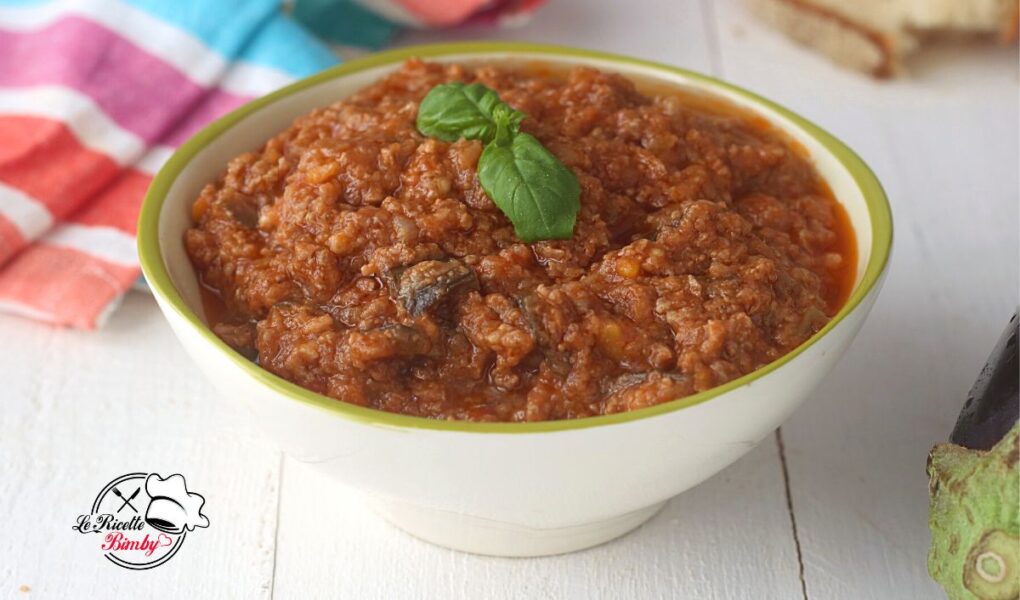 RAGÙ DI CARNE E MELANZANE BIMBY