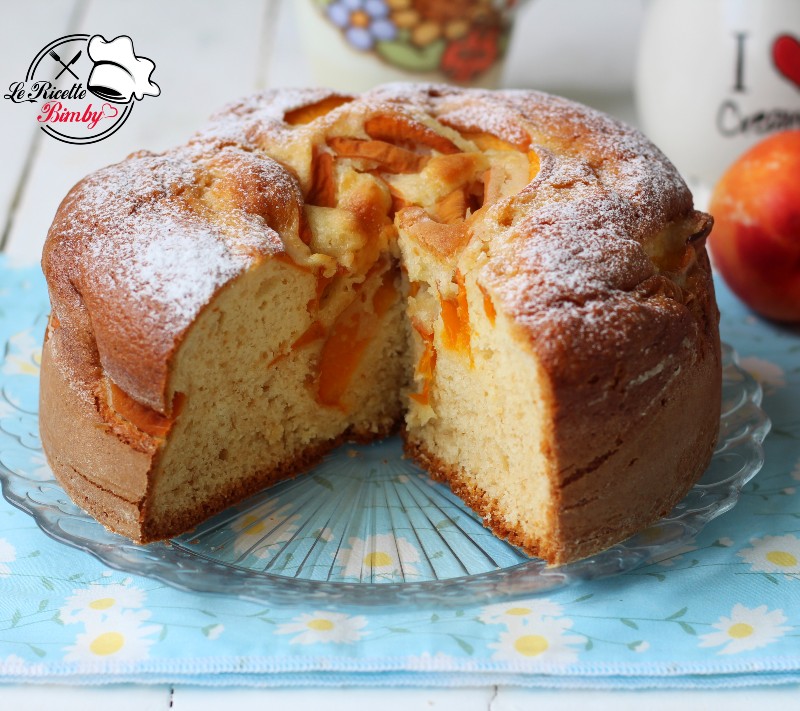TORTA ALLO YOGURT E PESCHE SOFFICE BIMBY