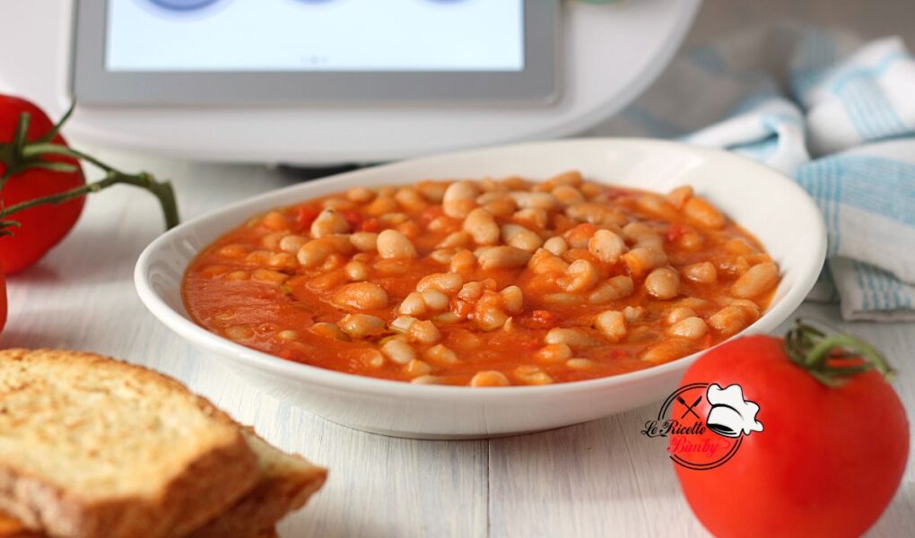 FAGIOLI VELOCI BIMBY CON PANE TOSTATO