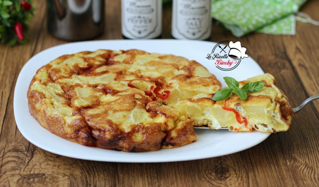 FRITTATA DI PATATE E PEPERONI 