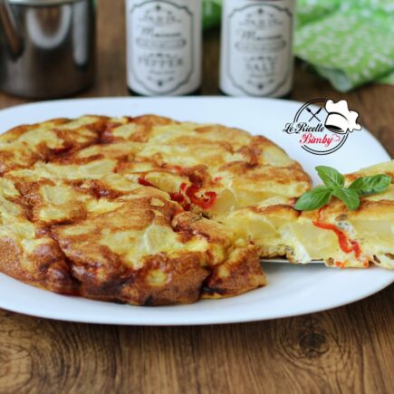 FRITTATA DI PATATE E PEPERONI