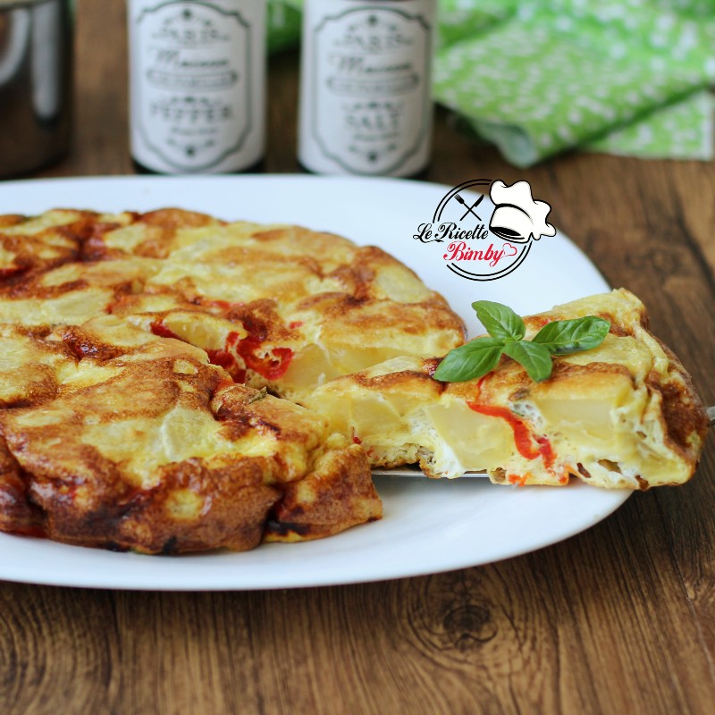FRITTATA DI PATATE E PEPERONI BIMBY Cotta Al Forno | Le Ricette Bimby