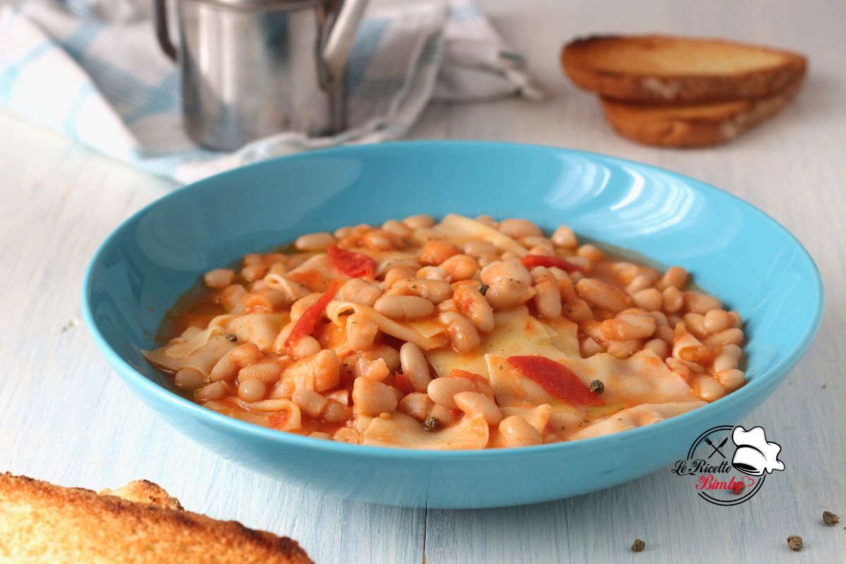 MINESTRA DI PASTA E FAGIOLI BIMBY