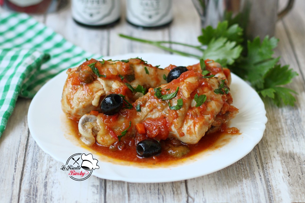 POLLO ALLA CACCIATORA BIMBY