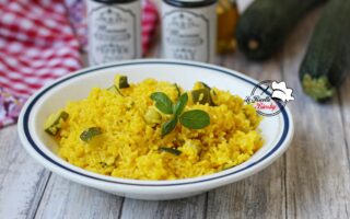 RISOTTO ALLO ZAFFERANO E ZUCCHINE BIMBY