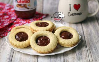 BISCOTTI OCCHIO DI BUE ALLA NUTELLA BIMBY