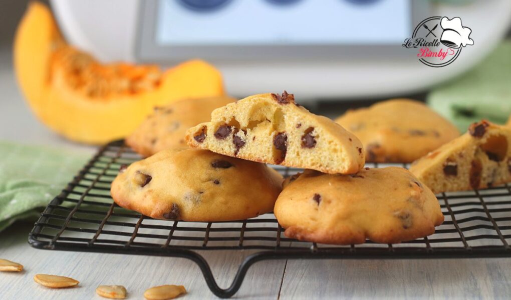 BISCOTTI ALLA ZUCCA BIMBY con gocce di cioccolato
