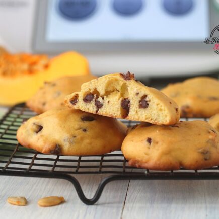 BISCOTTI ALLA ZUCCA BIMBY con gocce di cioccolato