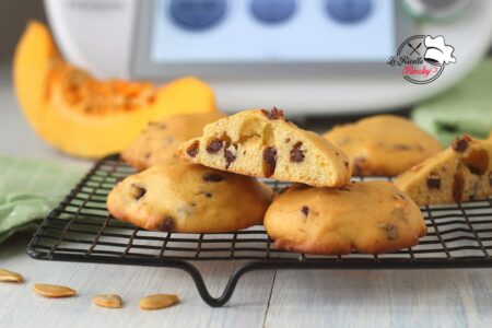 BISCOTTI ALLA ZUCCA BIMBY con gocce di cioccolato