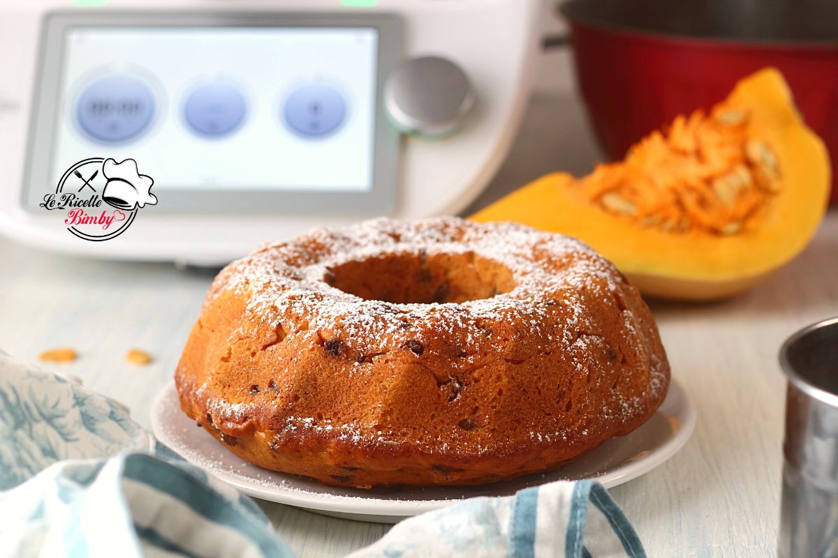 CIAMBELLA ALLA ZUCCA E CIOCCOLATO BIMBY