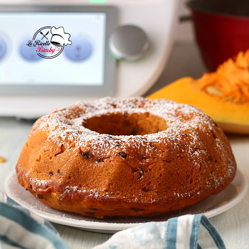 CIAMBELLA ALLA ZUCCA E CIOCCOLATO BIMBY
