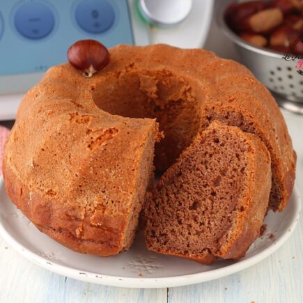 CIAMBELLA ALLE CASTAGNE E CIOCCOLATO BIMBY (2)