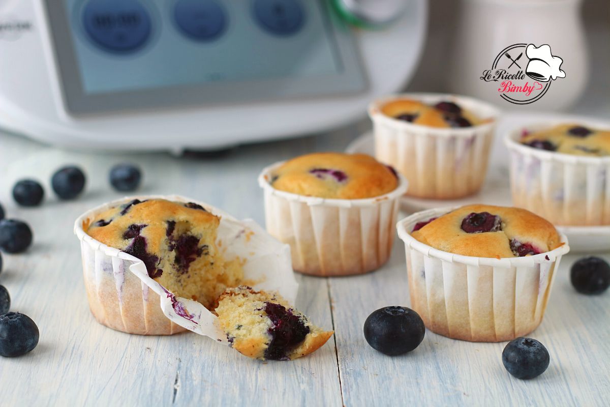MUFFIN AI MIRTILLI BIMBY SENZA GLUTINE