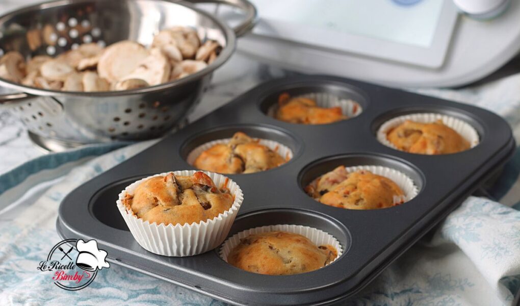 MUFFIN SALATI BIMBY AI FUNGHI