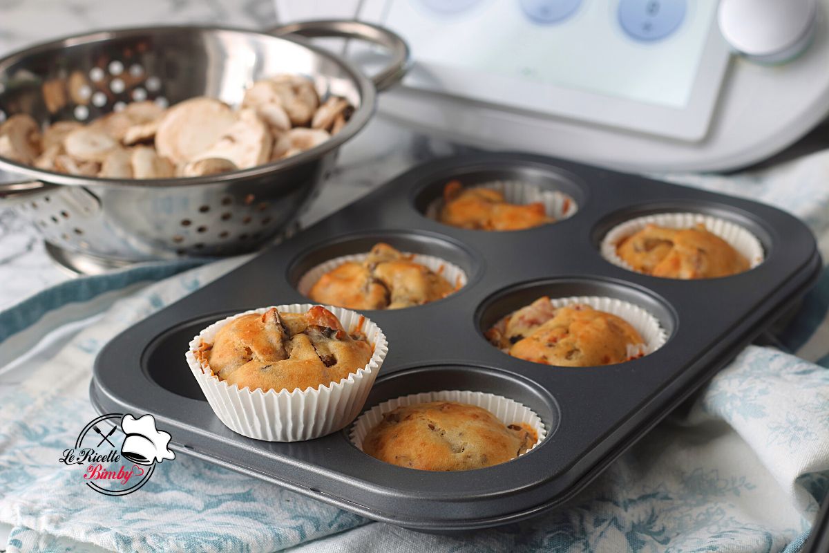 MUFFIN SALATI BIMBY AI FUNGHI