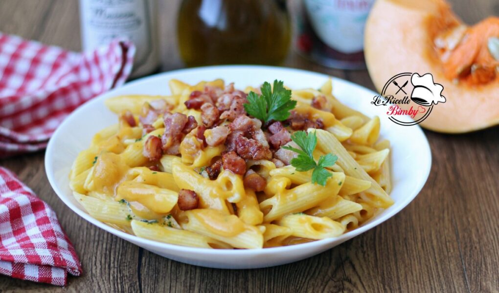 PASTA ALLA ZUCCA E SPECK BIMBY