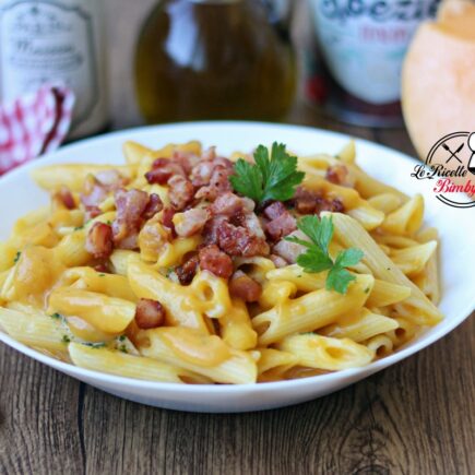 PASTA ALLA ZUCCA E SPECK BIMBY