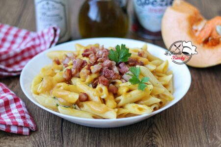 PASTA ALLA ZUCCA E SPECK BIMBY