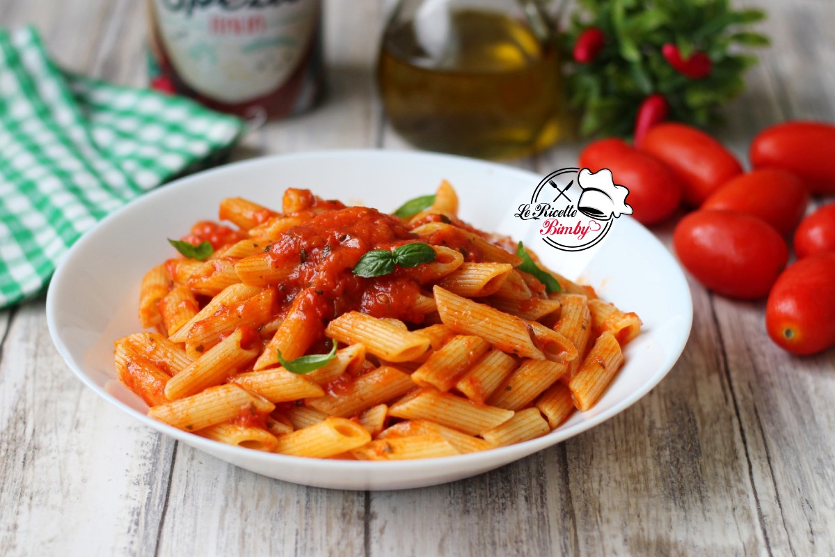 PENNE AL SUGO DI POMODORO FRESCO BIMBY