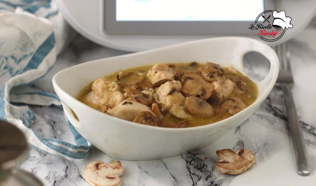 POLLO AI FUNGHI BIMBY CREMOSO