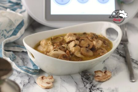 POLLO AI FUNGHI BIMBY CREMOSO